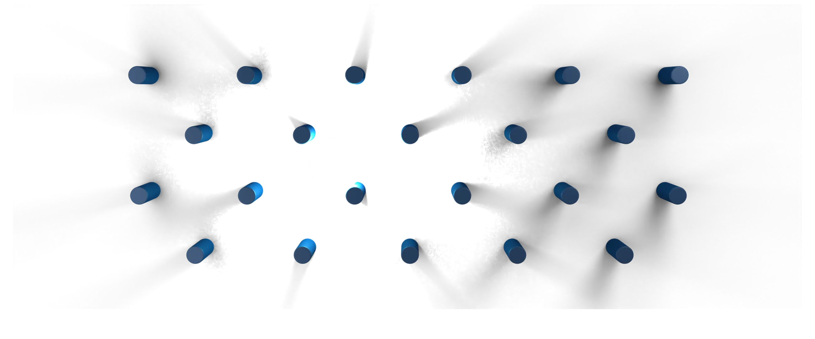 Palla luminosa che cade